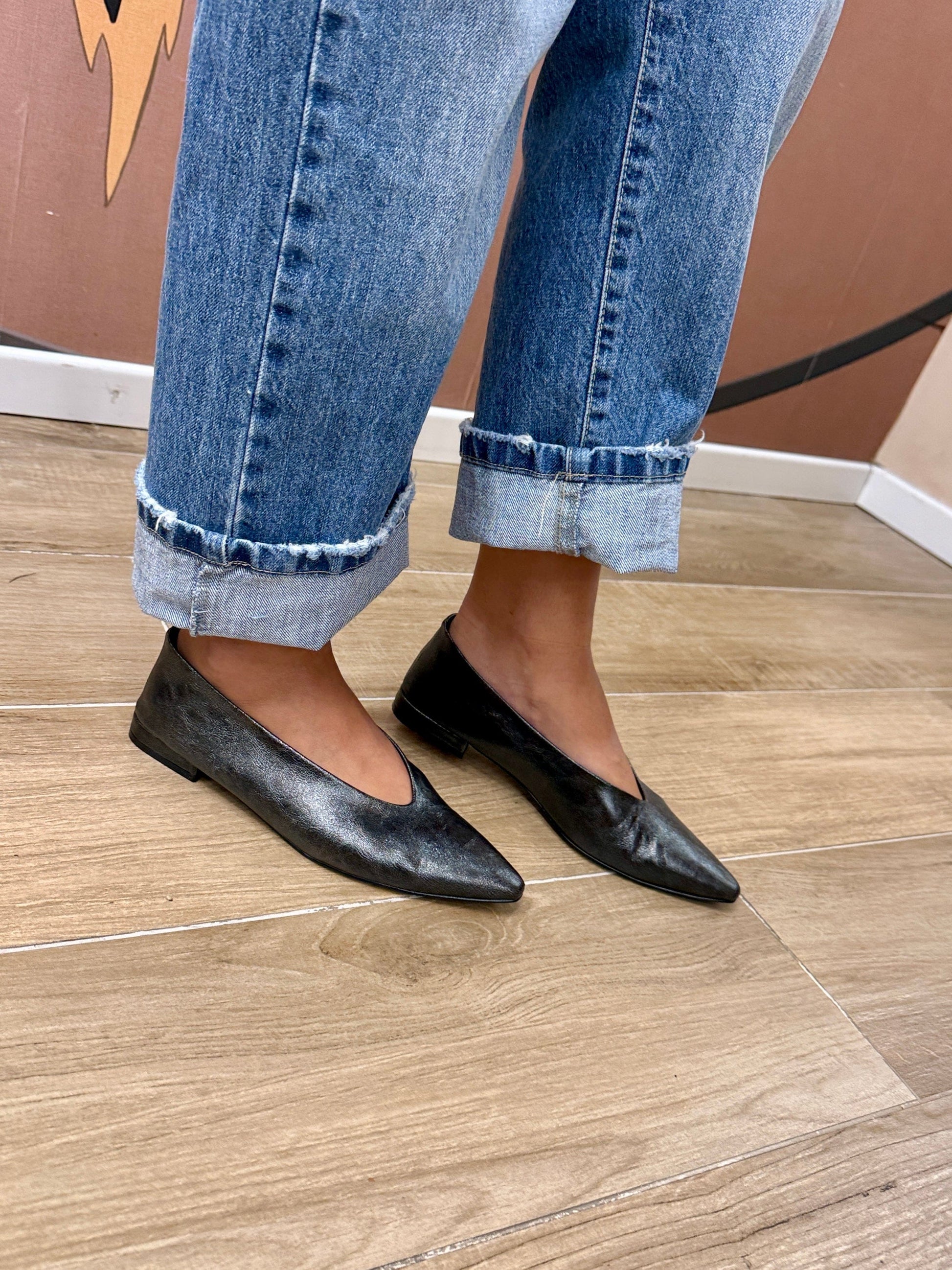 ballerina in pelle - CANNA DI FUCILE