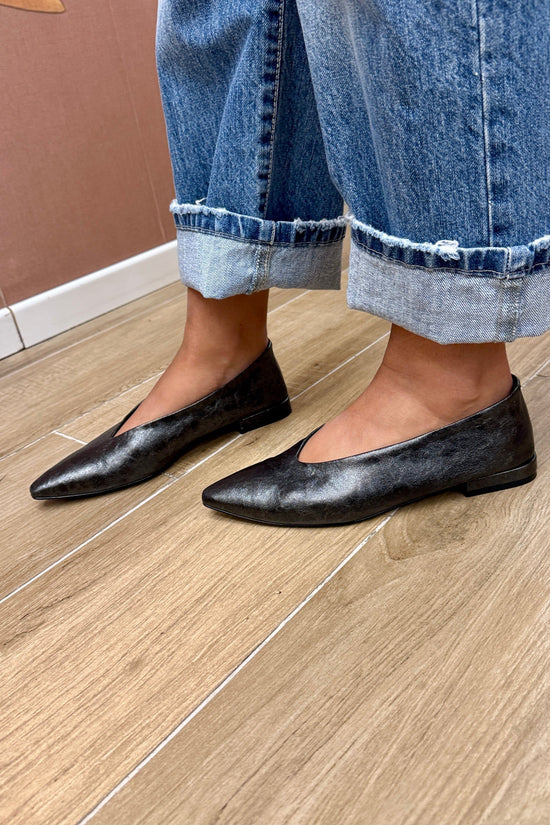 ballerina in pelle - CANNA DI FUCILE