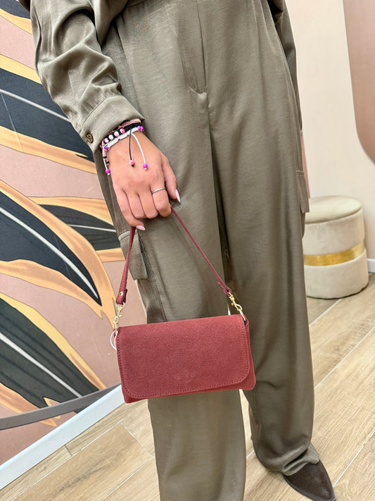 mini tracolla in pelle - VINO