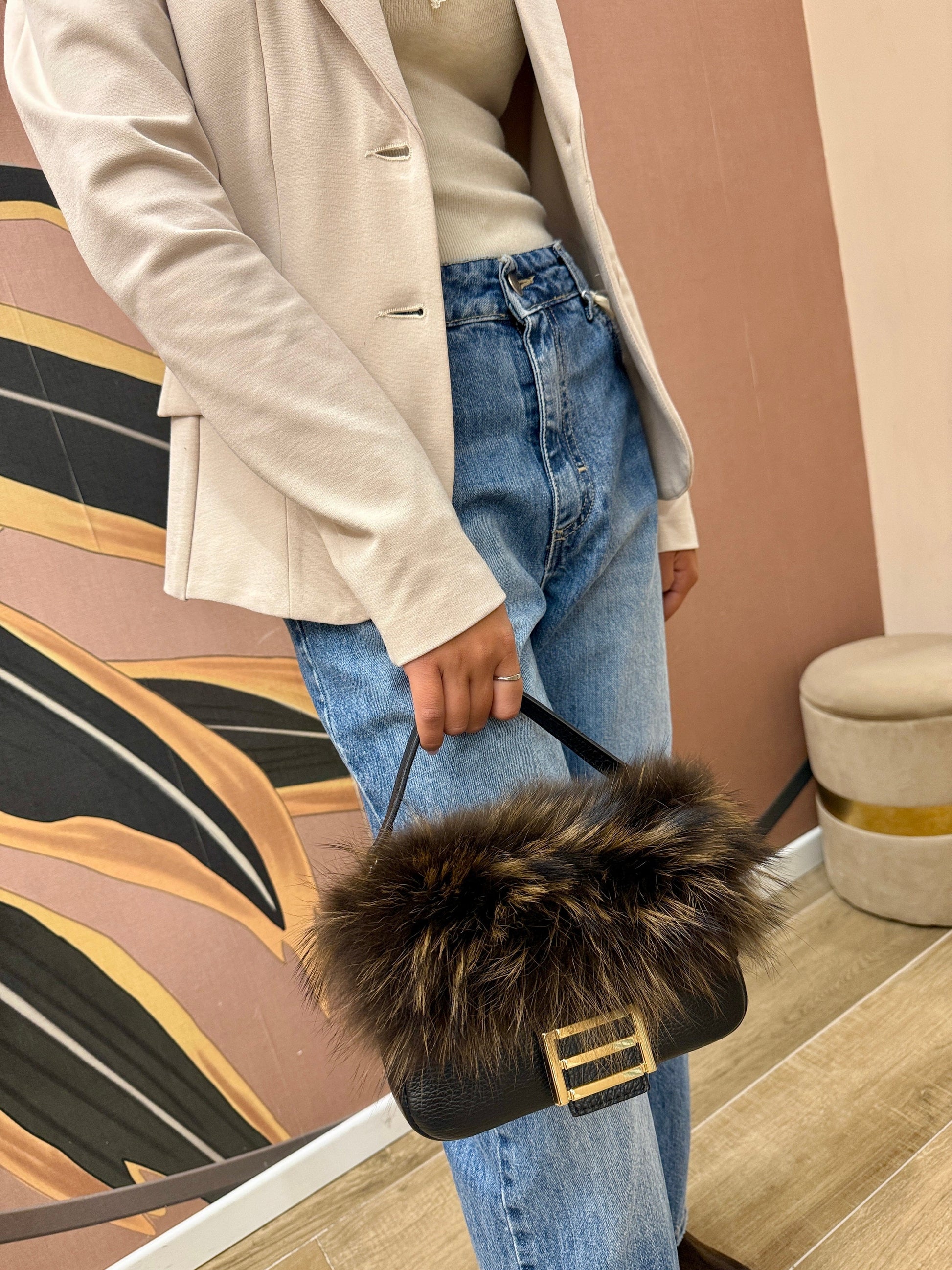 Bag mini volpe - NERO