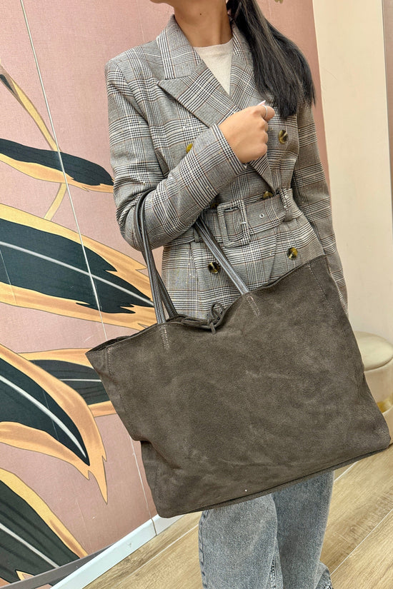 shopping maxi in pelle - MORO