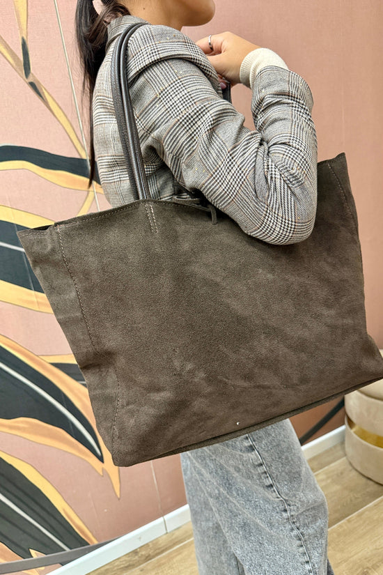 shopping maxi in pelle - MORO