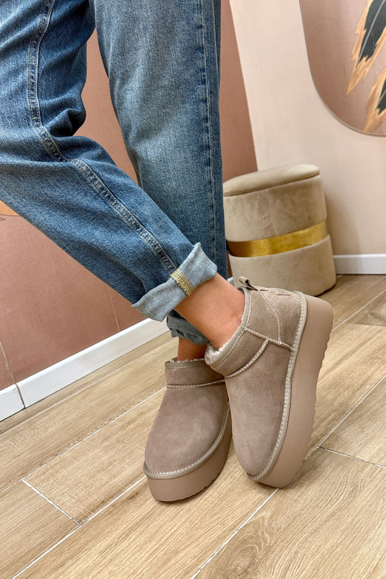 Polacchino platform - TAUPE