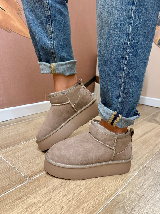 Polacchino platform - TAUPE