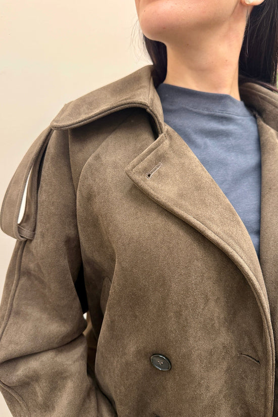 Bomber corto in dainetto - MORO