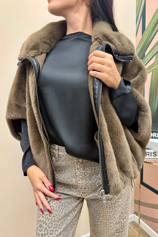 Kappa in ecopelliccia - VISONE