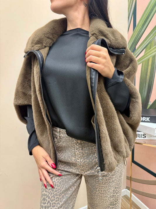 Kappa in ecopelliccia - VISONE