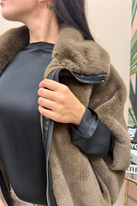 Kappa in ecopelliccia - VISONE