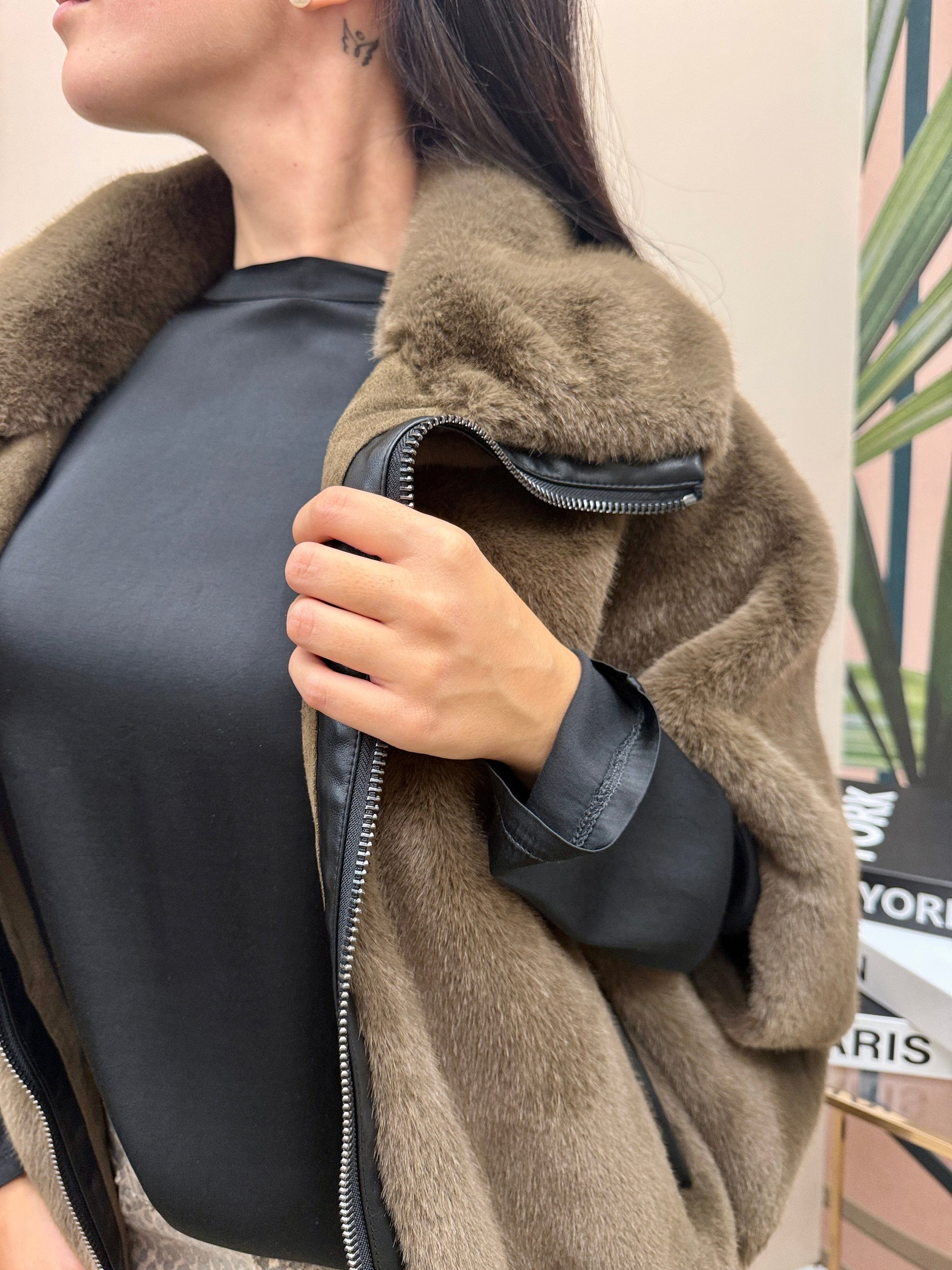 Kappa in ecopelliccia - VISONE