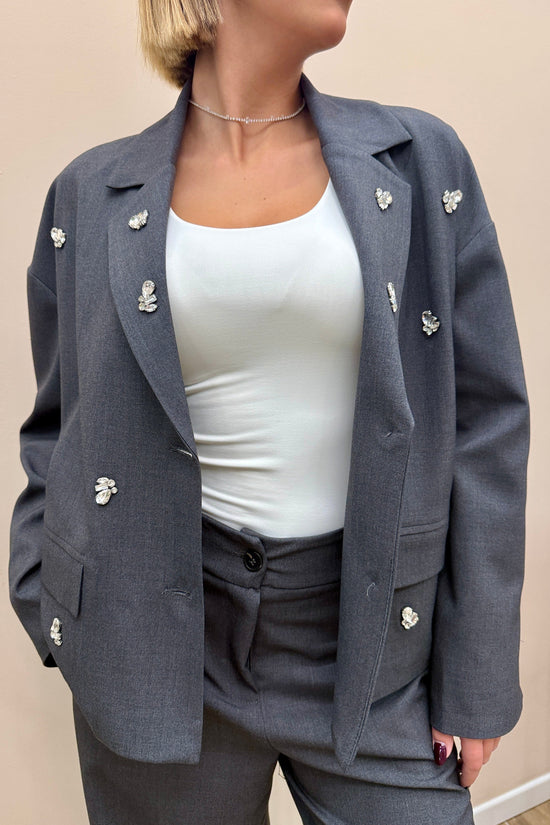 Giacca gioiello - GRIGIO