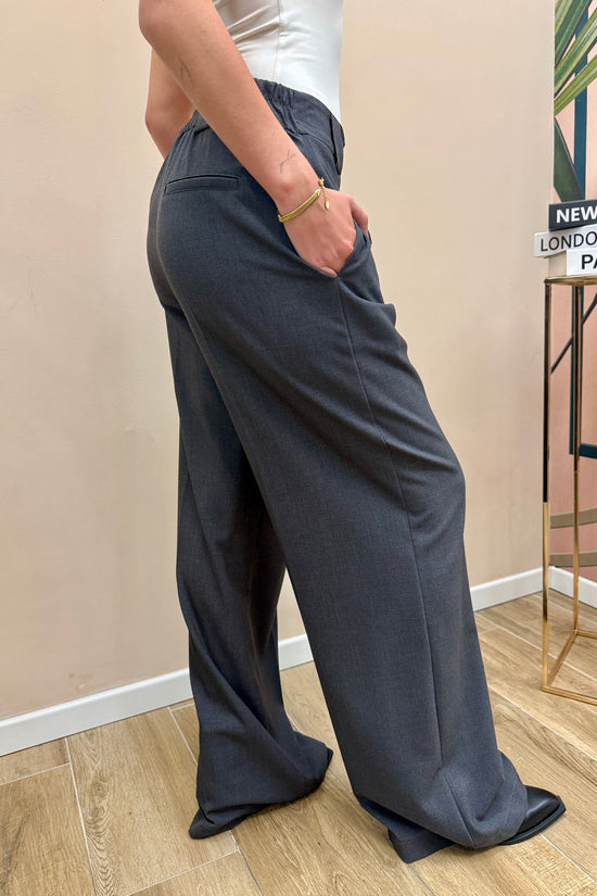 Pantalone palazzo - GRIGIO