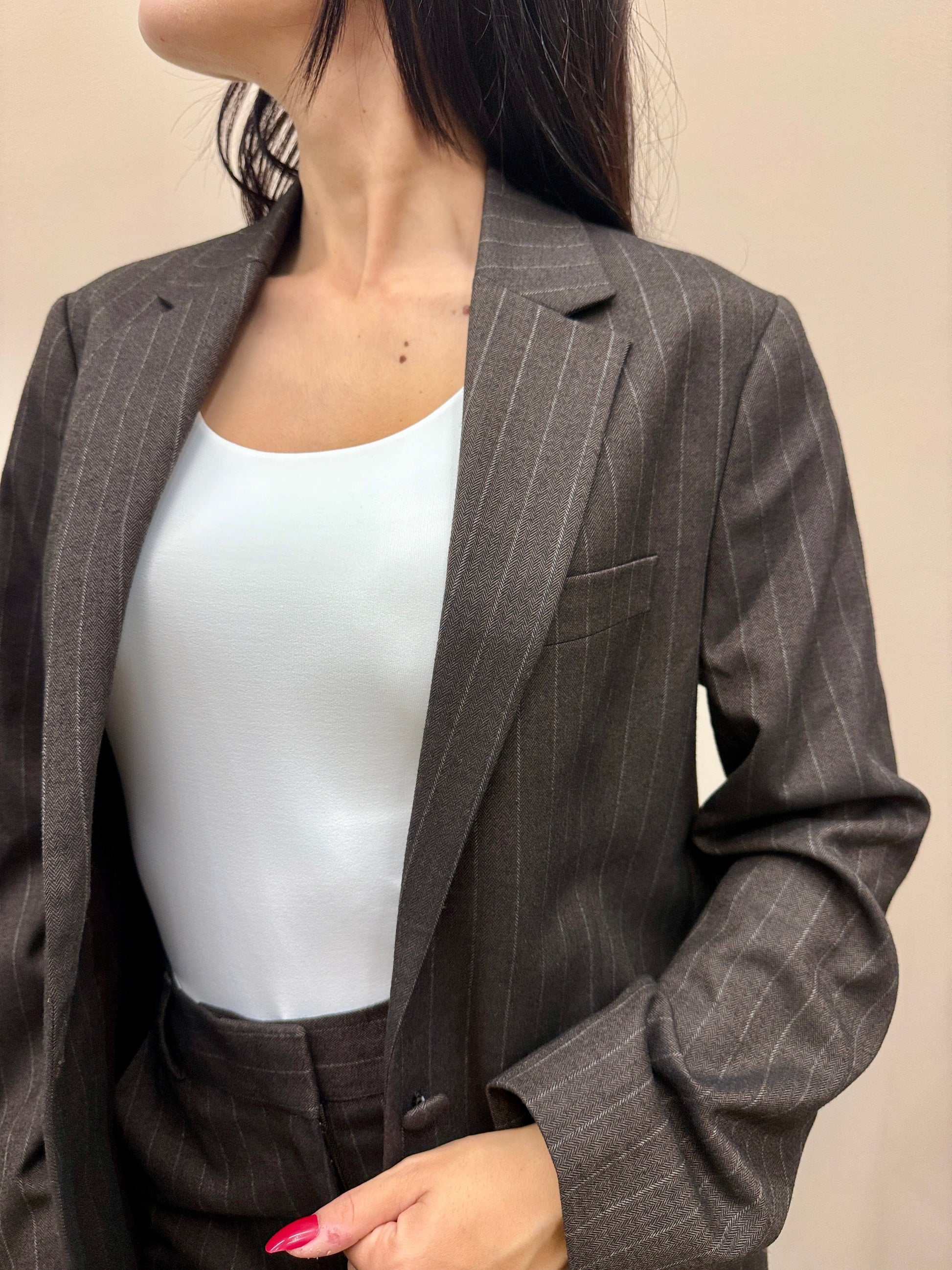 Blazer regular fit - MORO