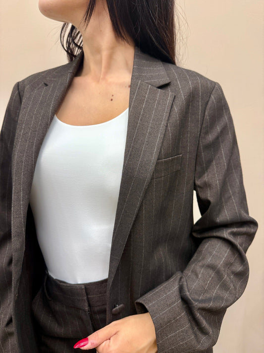 Blazer regular fit - MORO