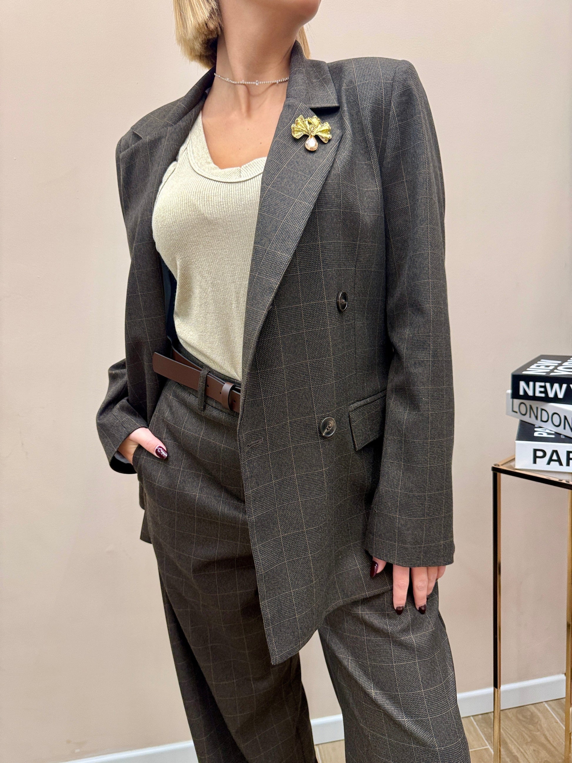 Giacca doppiopetto - MORO