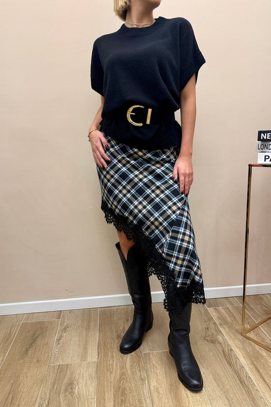 Pull smanicato - NERO