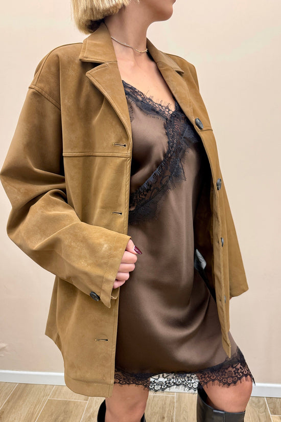 giacca dainetto lola - COGNAC