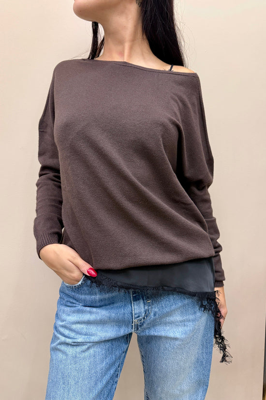 Pull scollo dietro - MORO