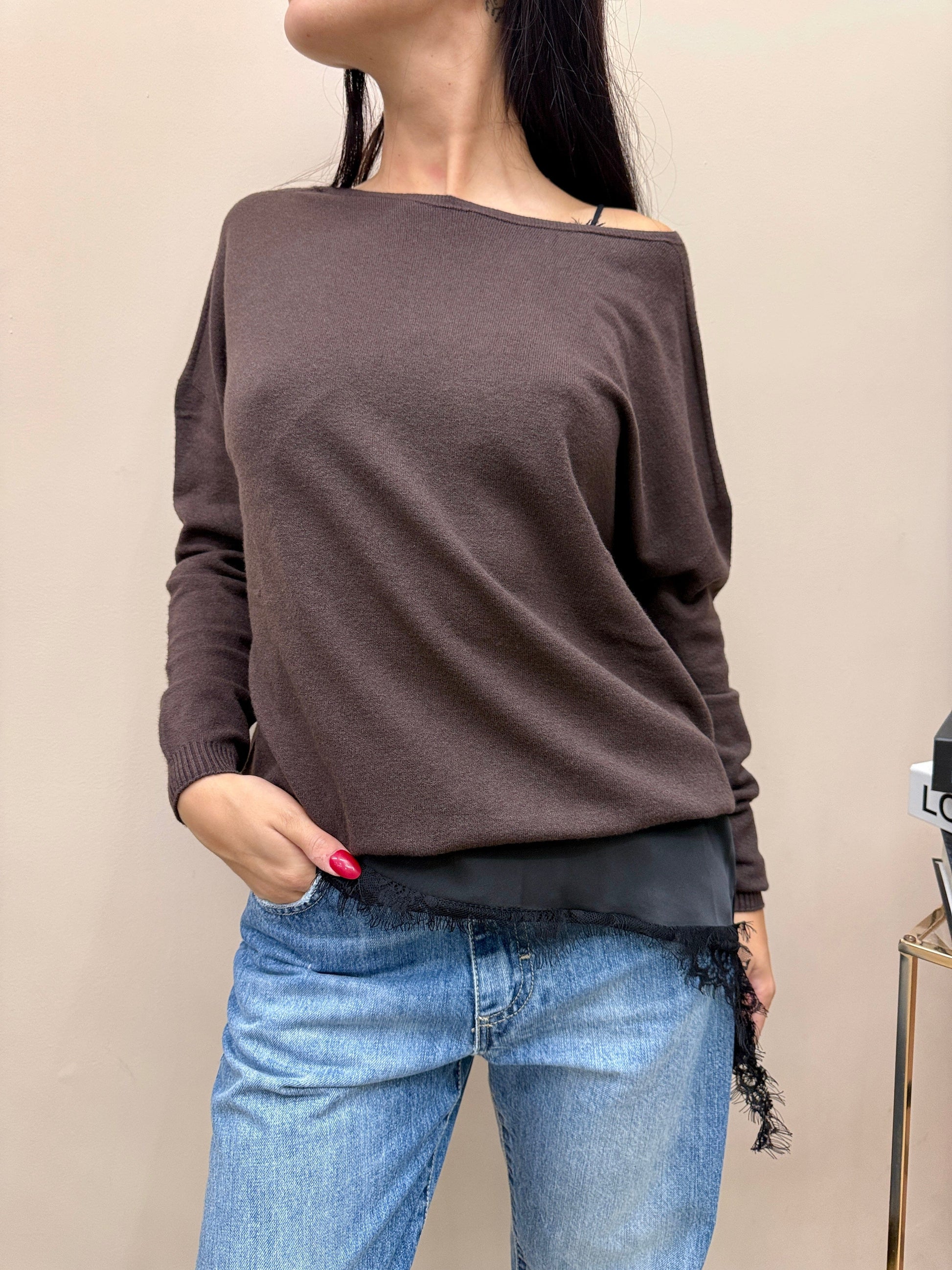 Pull scollo dietro - MORO