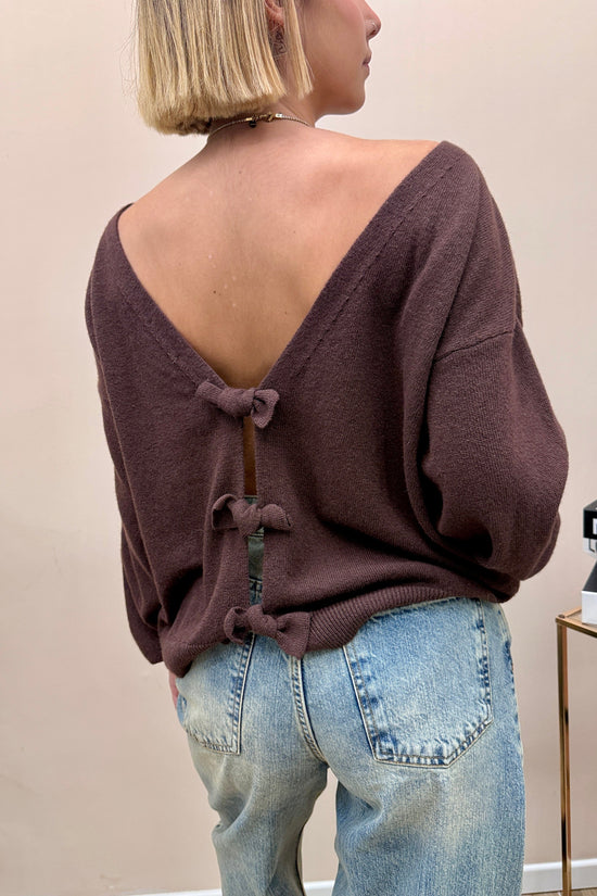 Pull con fiocchi dietro - MORO
