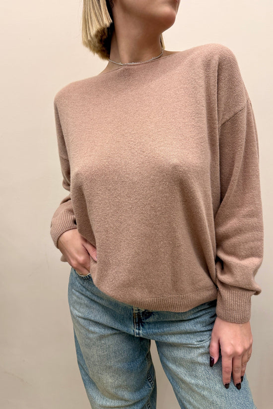 Pull con fiocchi dietro - CAMMELLO