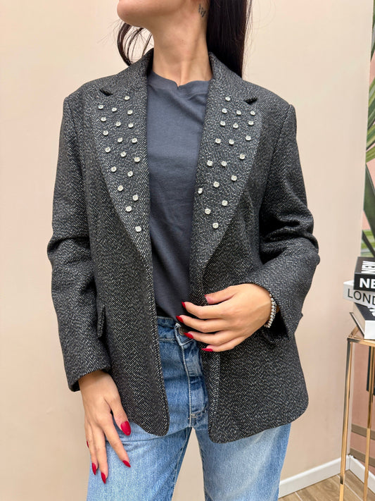 Giacca over the moon - NERO