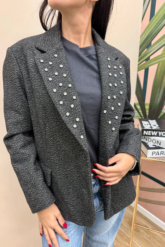 Giacca over the moon - NERO