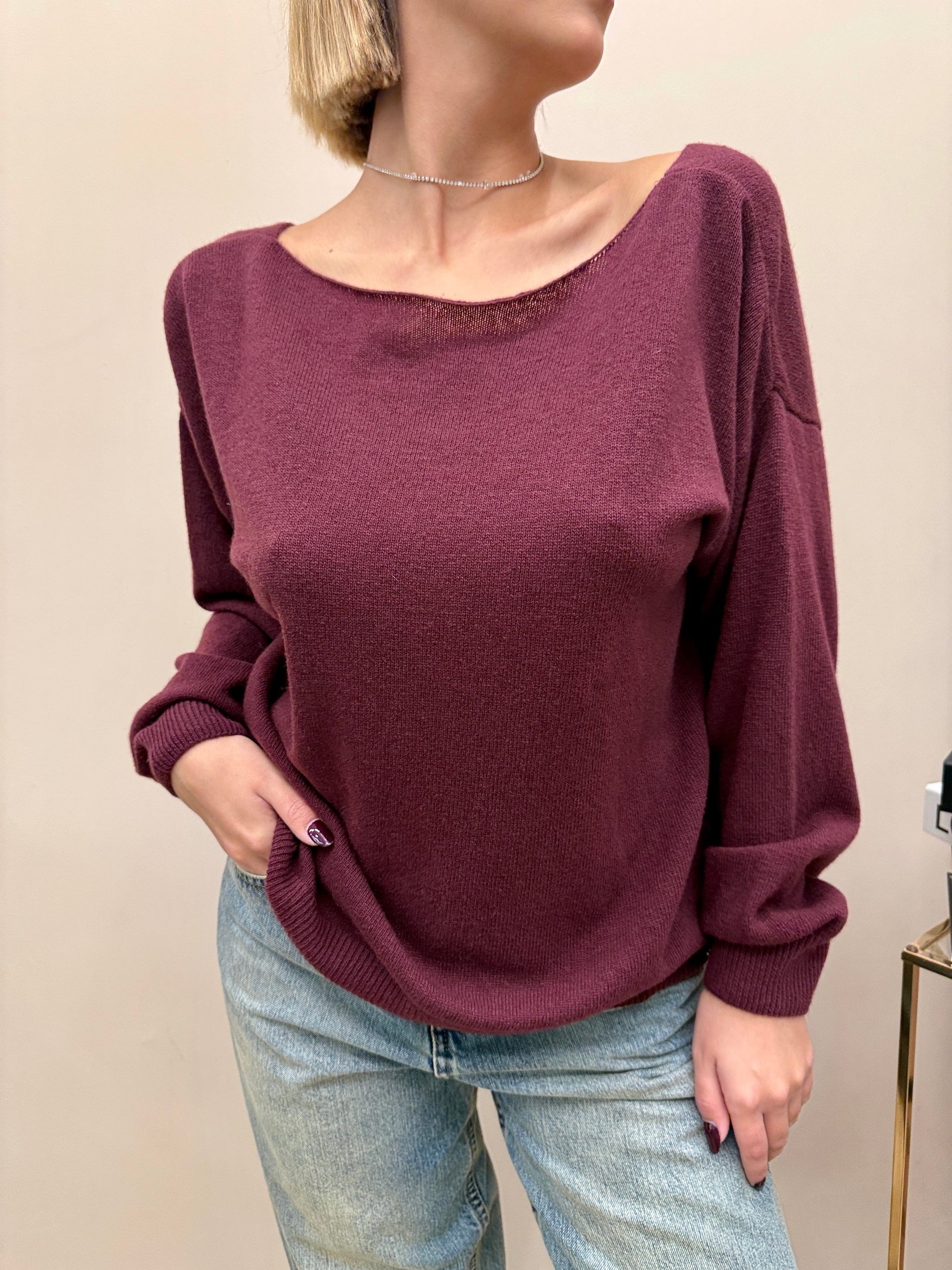 Pull con fiocchi dietro - VINO