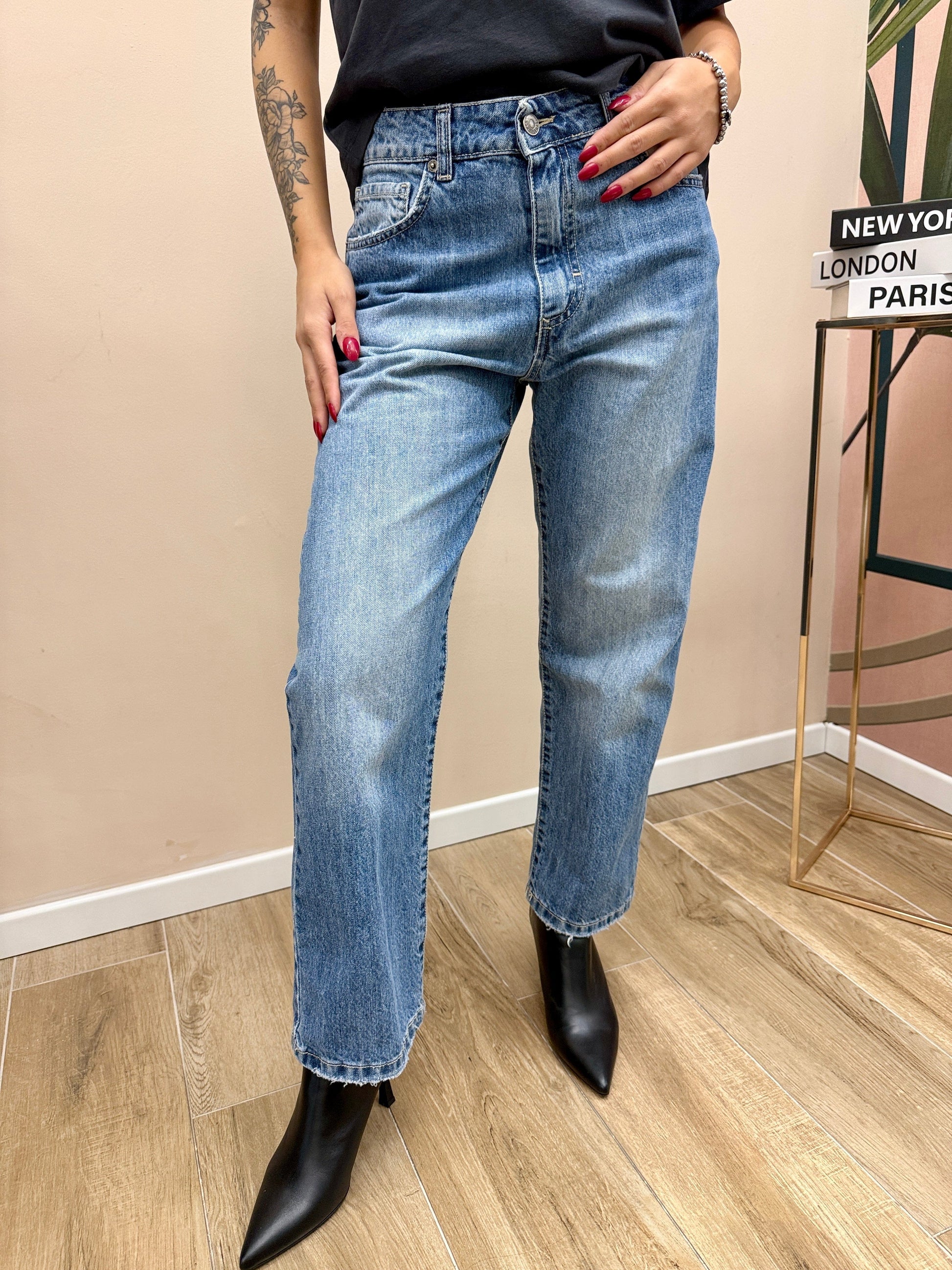 Pantalone jeans 90's - STONE WASH