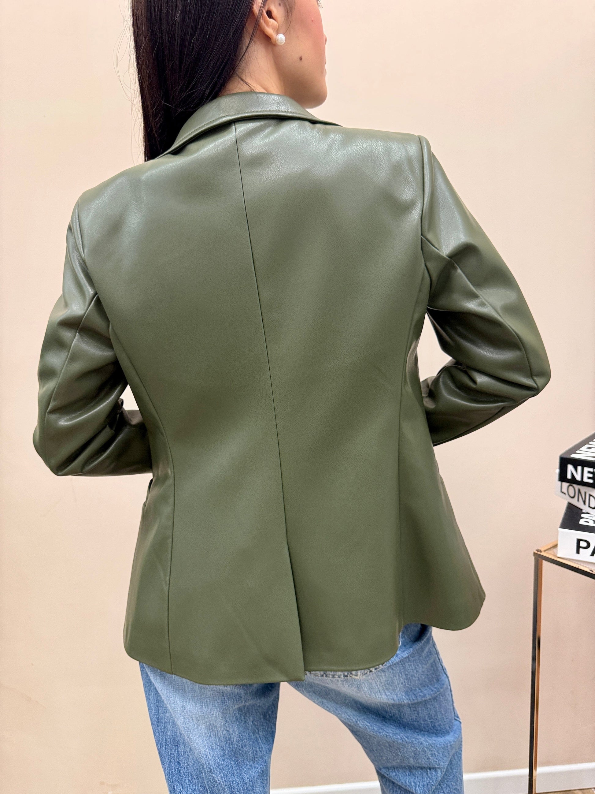 giacca strass - VERDE