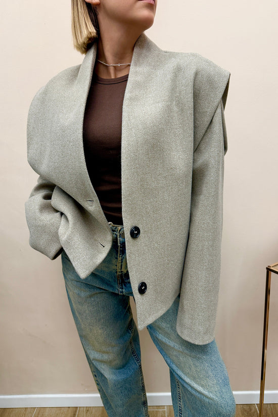 Cappotto spallina - TORTORA