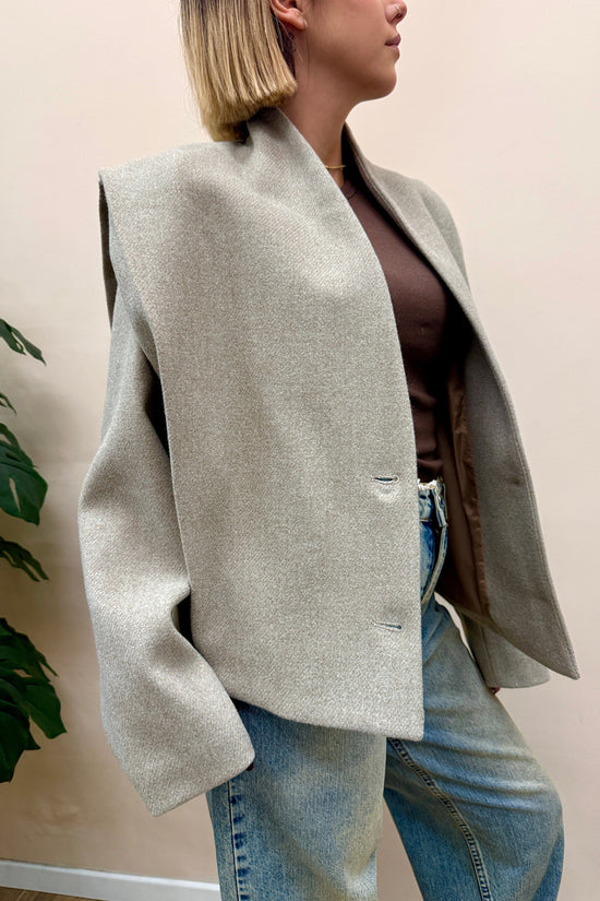 Cappotto spallina - TORTORA