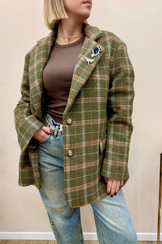 Giacca c/spille - VERDE