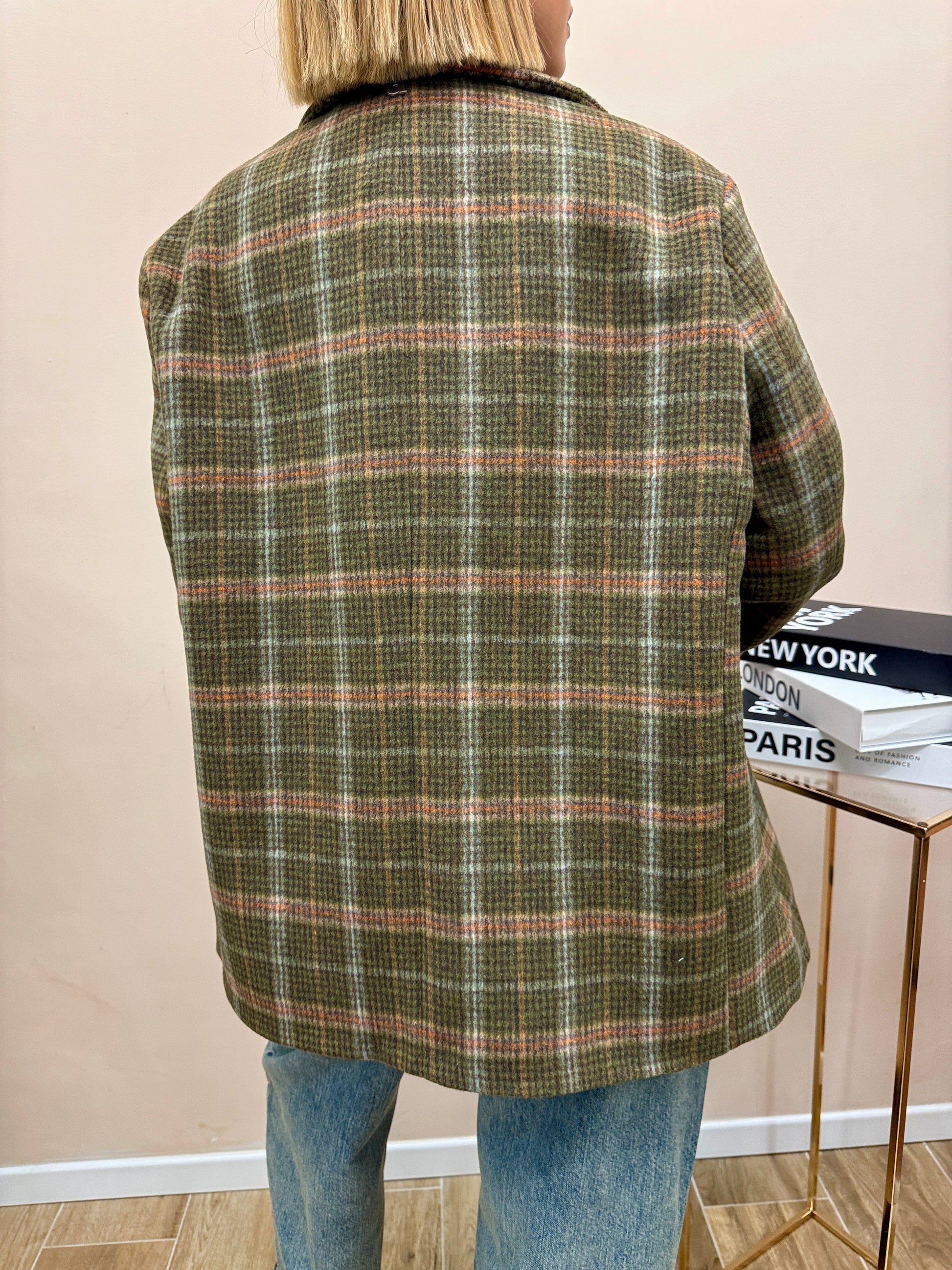 Giacca c/spille - VERDE