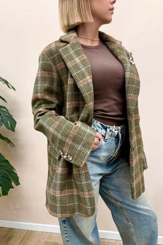 Giacca c/spille - VERDE