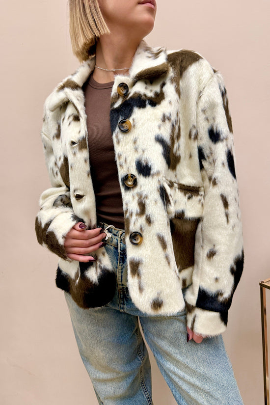 giacca cavallino - COW PRINT