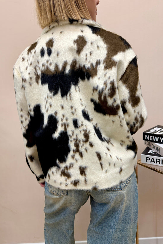 giacca cavallino - COW PRINT