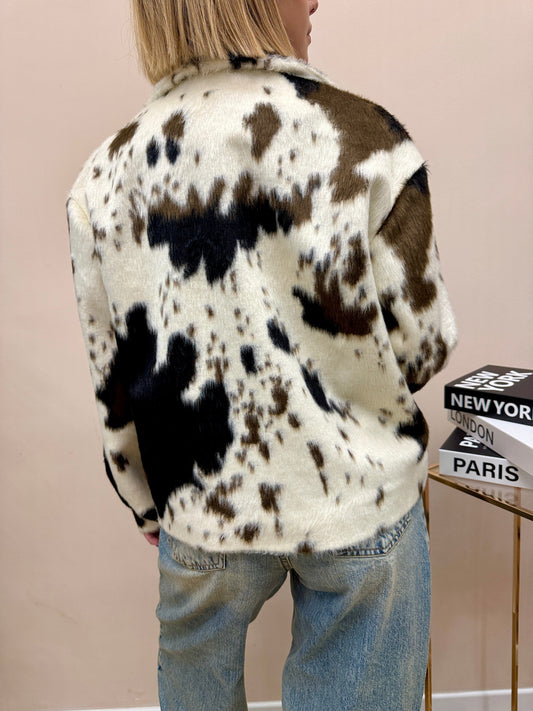 giacca cavallino - COW PRINT
