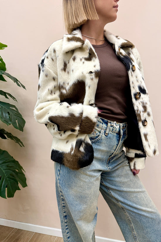 giacca cavallino - COW PRINT