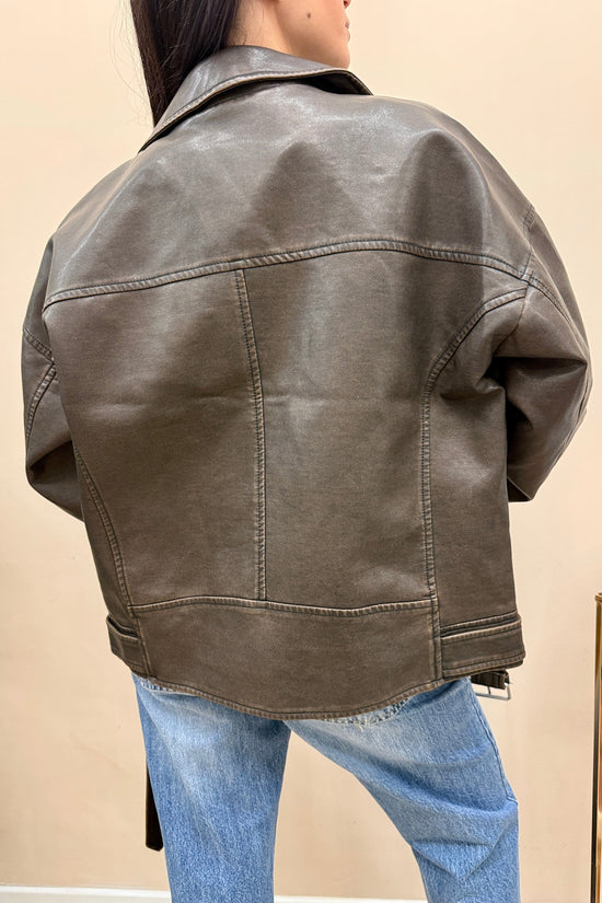 Giubbino chiodo over - MORO