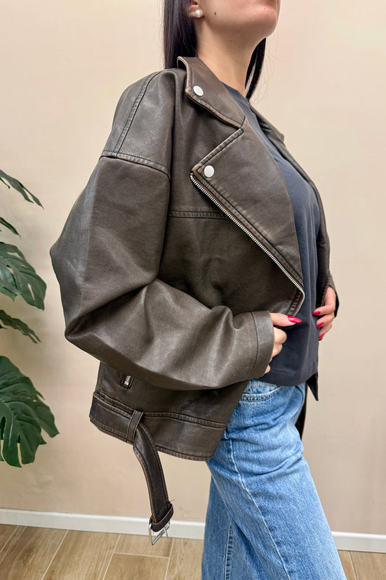 Giubbino chiodo over - MORO