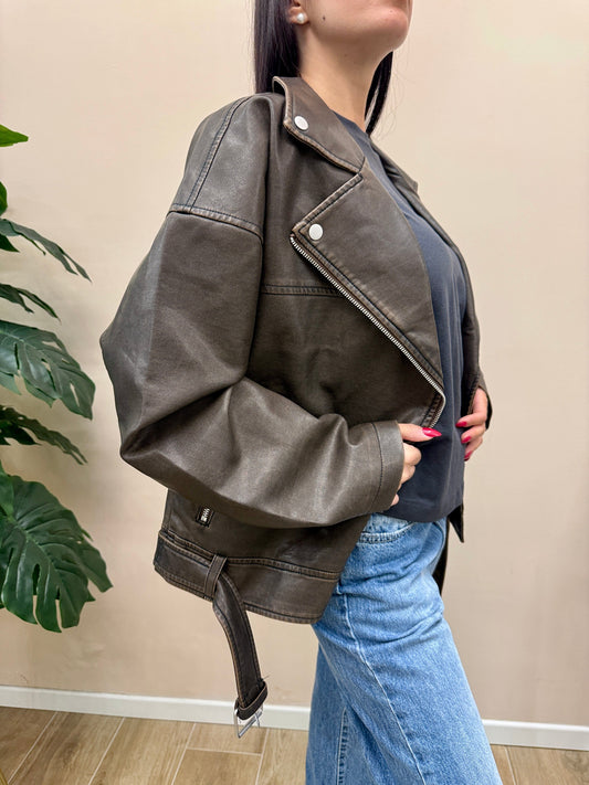 Giubbino chiodo over - MORO