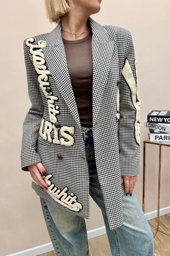 giacca patch paris - MIX