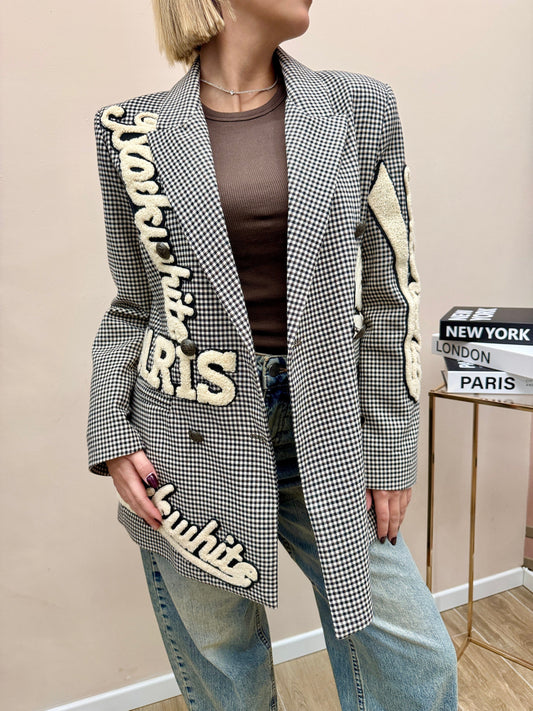 giacca patch paris - MIX