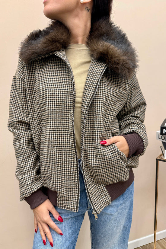 Bomber pied de poule - MORO