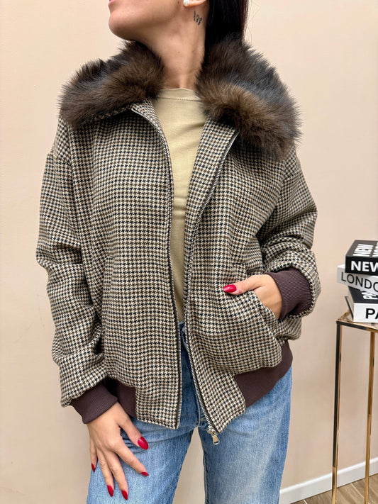 Bomber pied de poule - MORO