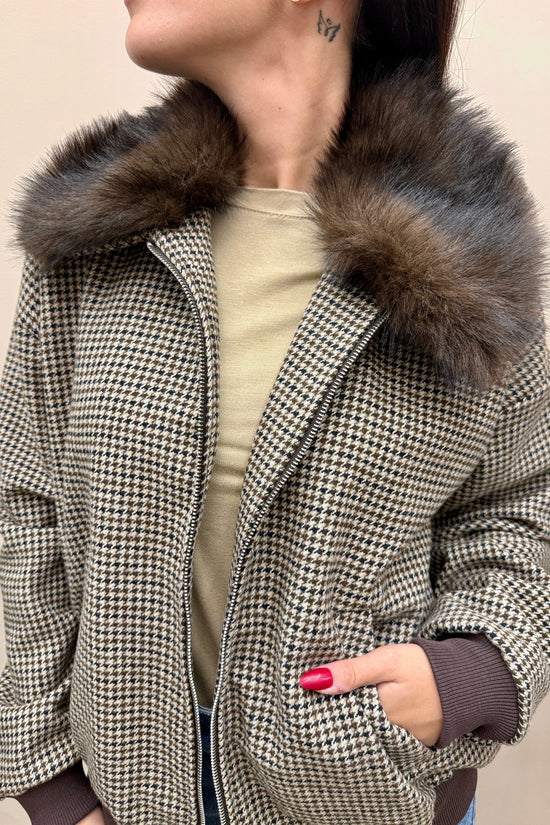 Bomber pied de poule - MORO