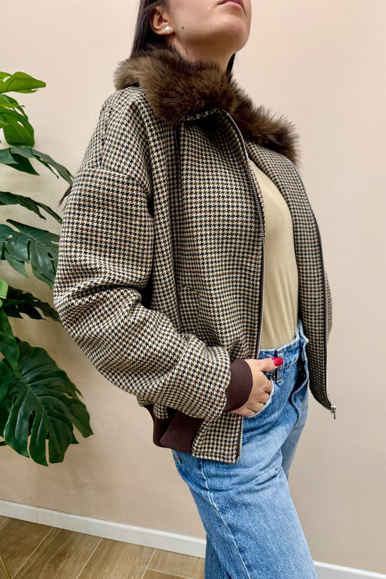 Bomber pied de poule - MORO