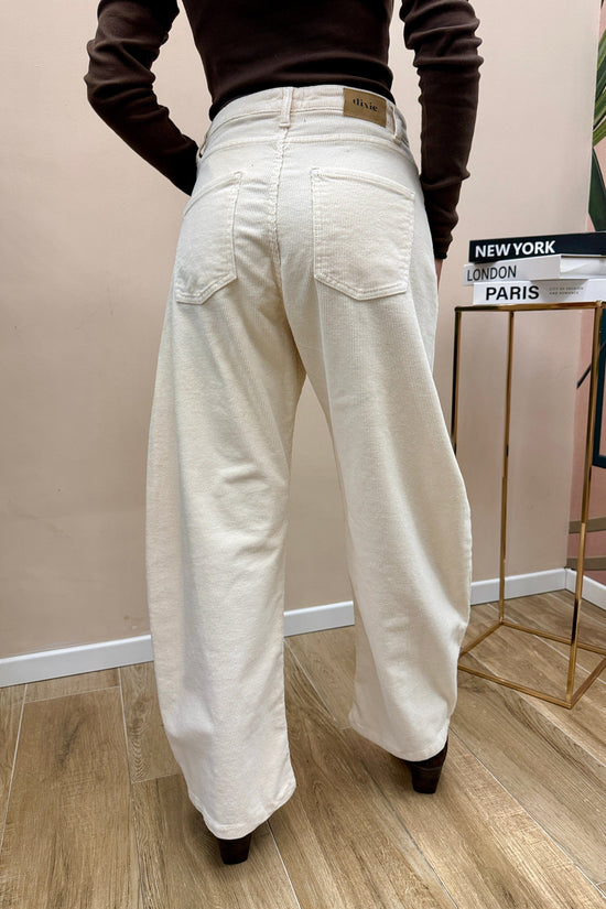 Pantalone velluto millerighe - BURRO