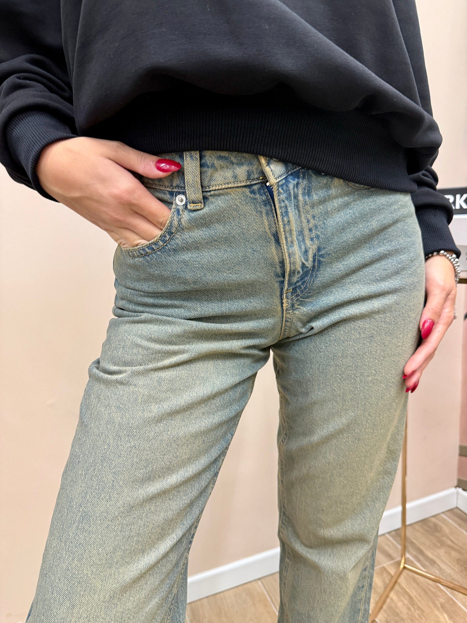 Jeans regular "Seville" - SABBIA