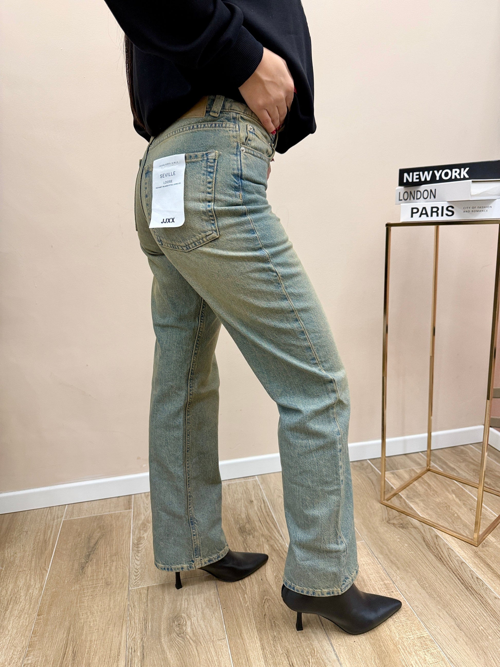 Jeans regular "Seville" - SABBIA